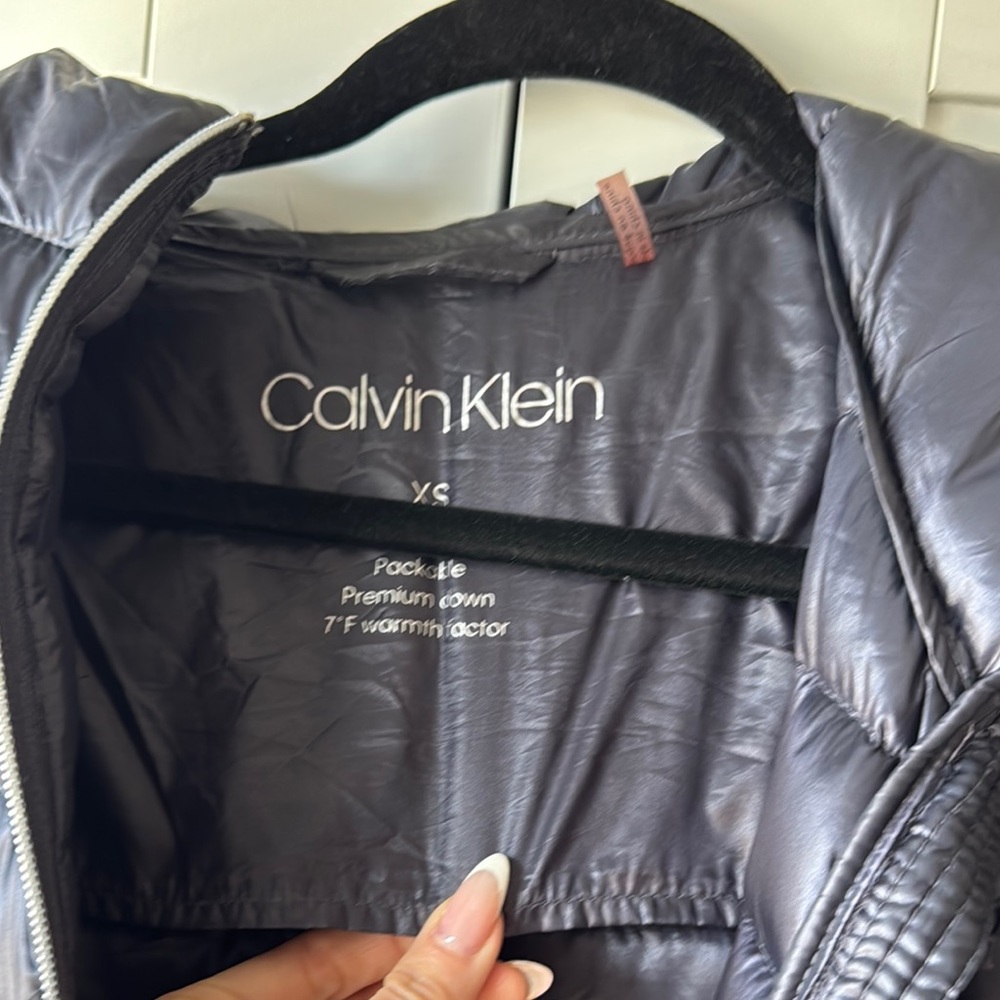 Calvin Klein Women's Black Puffer Coat - Picture 2 of 4